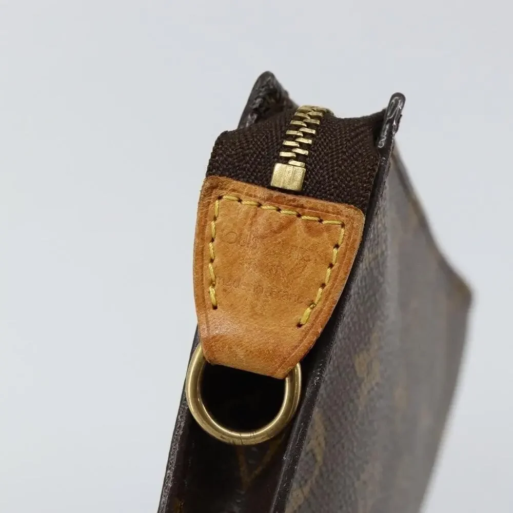 Louis Vuitton Monogram Bucket PM Accessory Pouch Brown